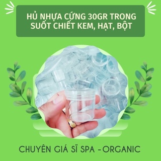Hủ nhựa cứng 30g cứng, trong suốt