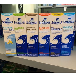 Xịt Mũi Muối Biển Sterimar Pháp ( Chai 50ML)