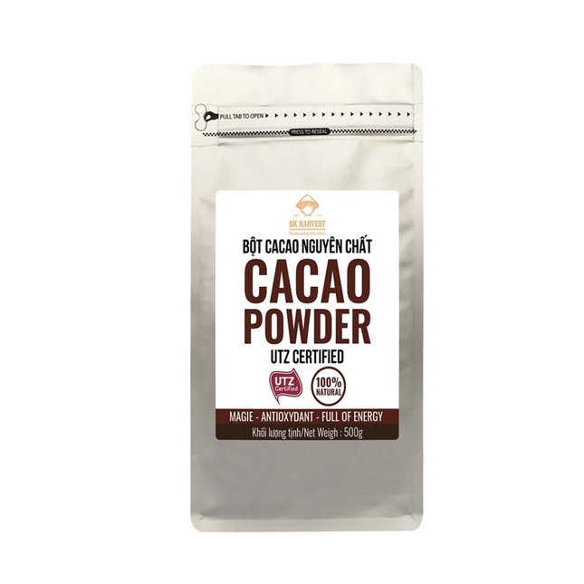 Bột Cacao Nguyên Chất DK Haverst (500g)