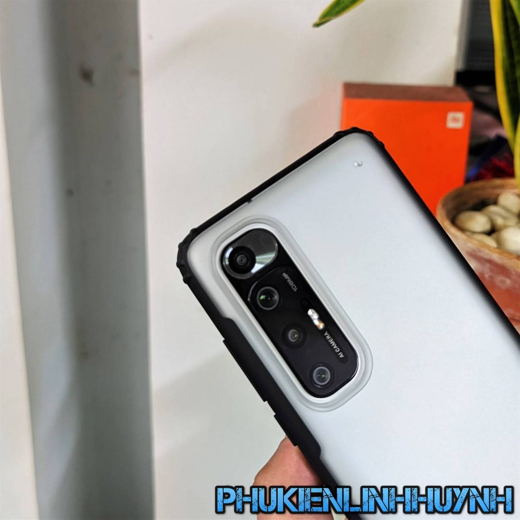 Ốp lưng mi 10s chống sốc bảo vệ camera chống vân tay nhám viền màu ver 2 phụ kiện điện thoại linh huỳnh