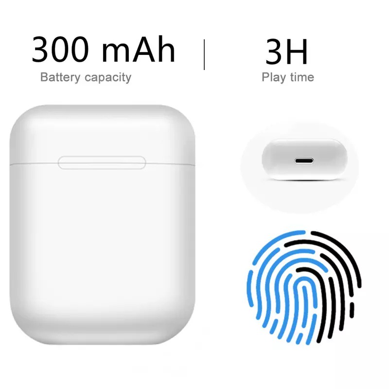 I12 tws Tai Nghe bluetooth Không Dây Nhét Tai 12 macaron Cảm Ứng Thông Minh Chống Thấm Nước Có mic hd