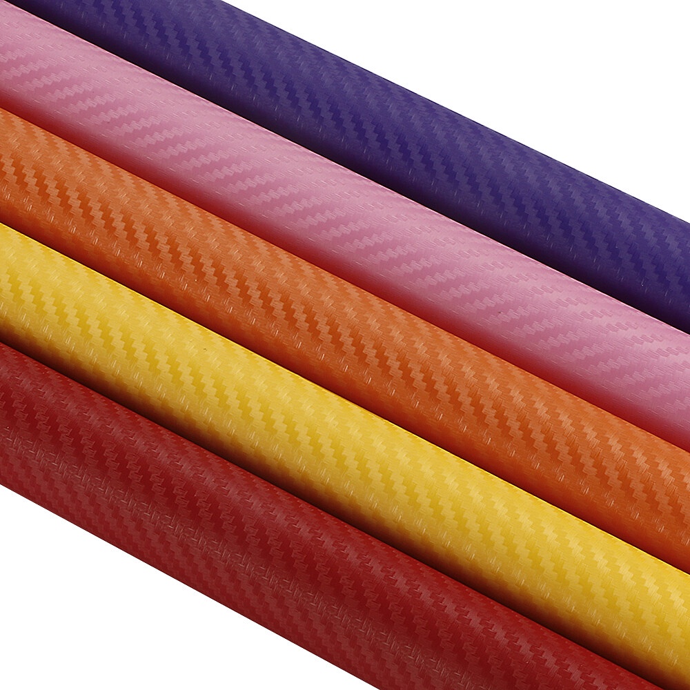 Miếng Dán Họa Tiết Sợi Carbon 3D Chống Thấm Nước Cho Xe Hơi 30x127cm