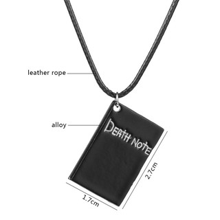 Dây chuyền mặt cuốn nhạc phong cách Death Note