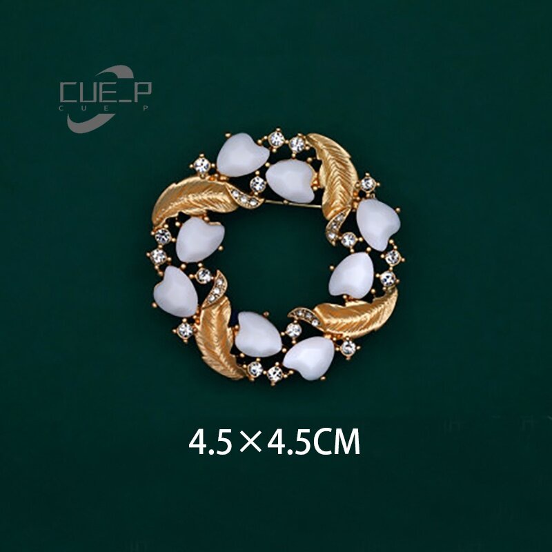 Trâm Cài Áo Phong Cách Baroque Tráng Men Sang Trọng Trọng Lượng Nhẹ Và Đa Năng