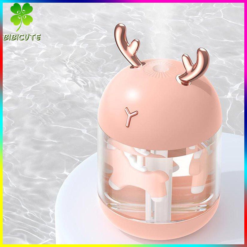 [Fast delivery]USB Night Light Humidifier Dream Trojan Antlers Home Bedroom Office Humidifier