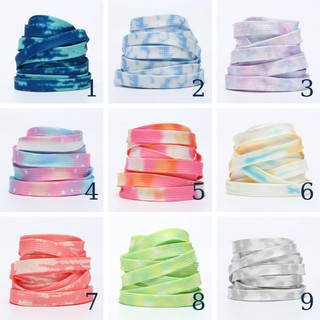 Dây giày custom màu Gradient, dây giày co giãn thể thao nhiều màu hot dễ phối với mọi loại giày