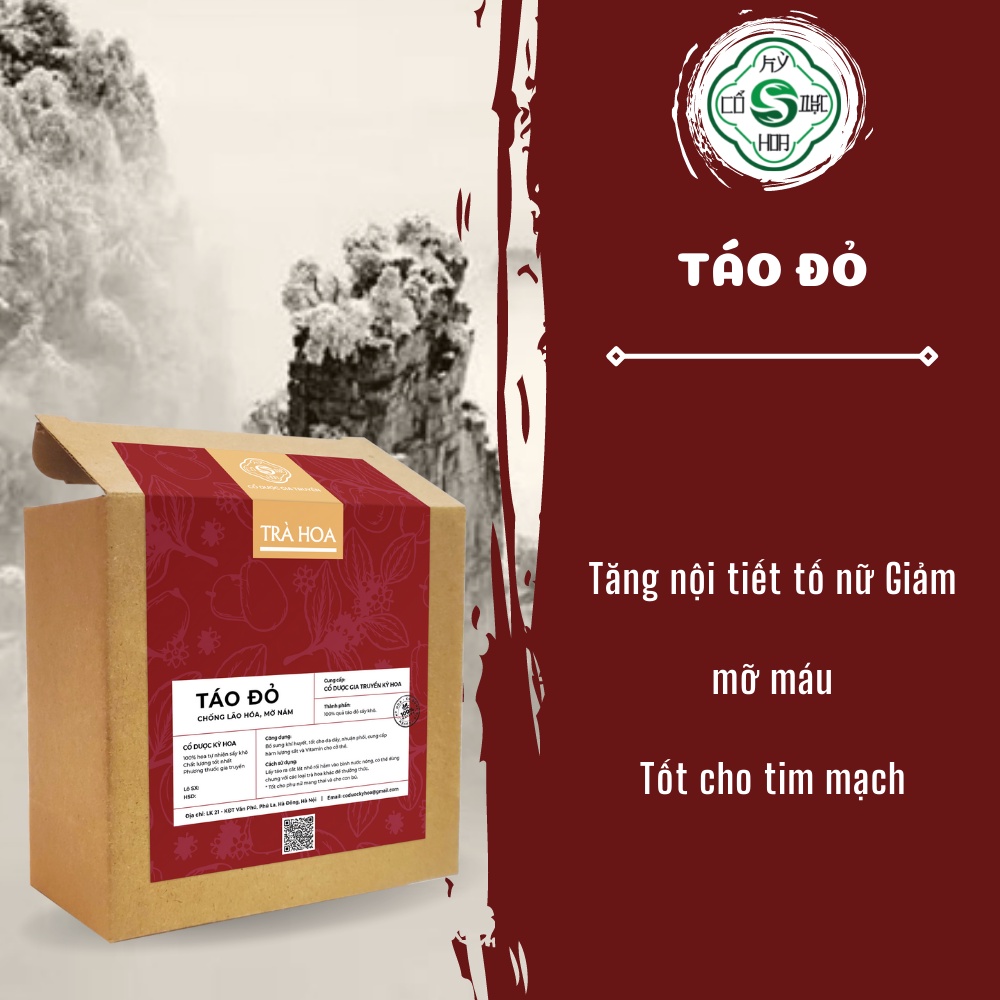 Trà hoa dưỡng nhan từ thiên nhiên Cổ dược Kỳ Hoa - 7 sự lựa chọn mới: Hoa Cúc, Hoa Hồng, Táo Đỏ, Hoa Hồng Sâm, Hoa ngũ v