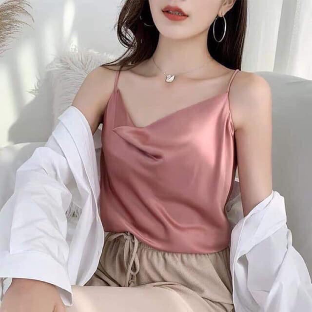 Áo 2 dây lụa