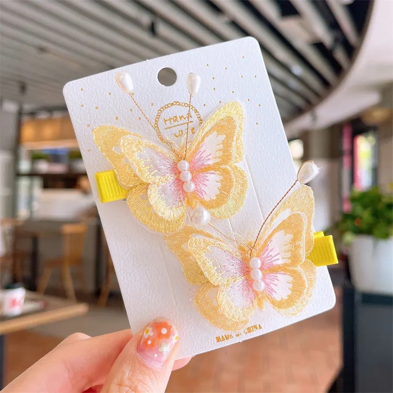 2022 Kẹp Tóc Hình Bướm Dễ Thương Cho Bé