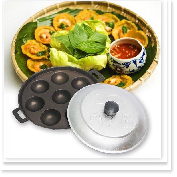 Khuôn làm bánh khọt 8 lỗ ( THÁI SƠN )