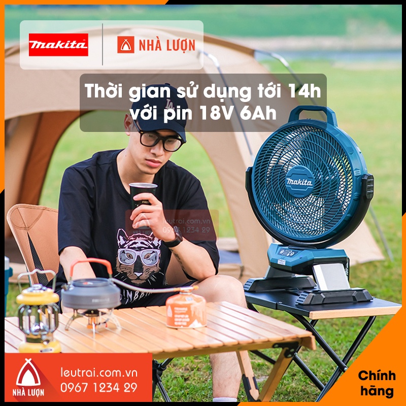 Quạt di động dùng pin Makita DCF301Z