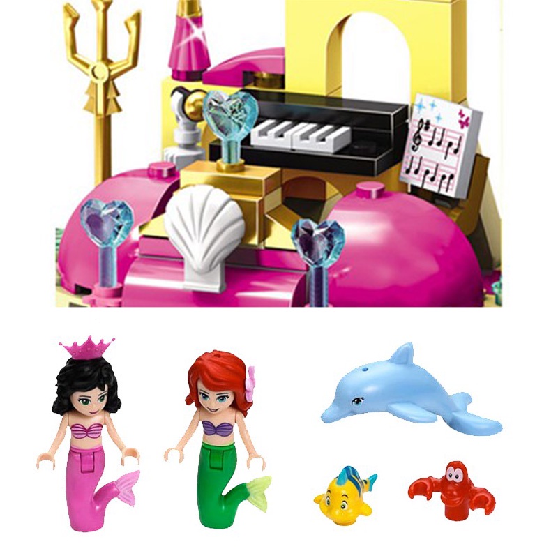 [Mã LIFETOYS1 giảm 30K đơn 99K] Đồ Chơi Lắp Ráp LEGO Hình Lâu Đài Công Chúa Elsa Cho Bé Gái