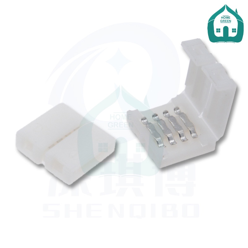 Khớp nối nhanh 4 chân 10mm không hàn dạng kẹp cho dây đèn LED 5050 RGB