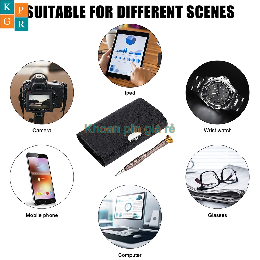 KPGR Bộ tua vít sửa điện thoại laptop 25 chi tiết