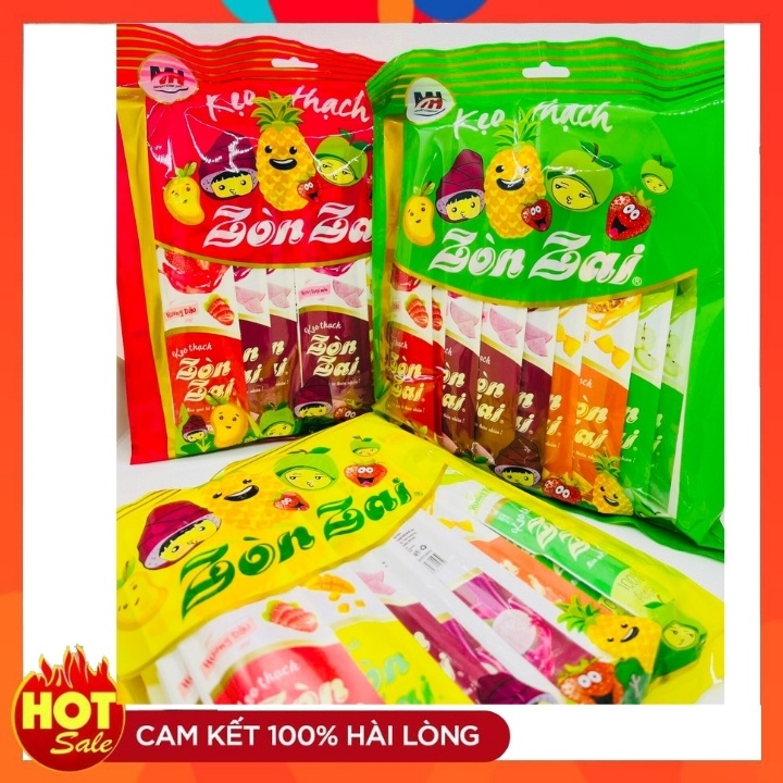 Kẹo thạch ZÒN ZAI MH ngon- Thạch zòn zai- Ăn vặt NhiNhi