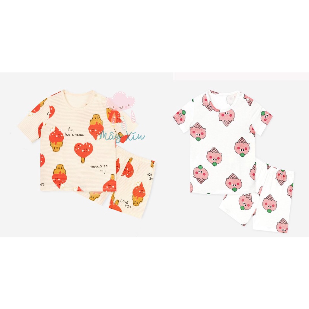 Bộ hè Unifriend cây kem 2 màu