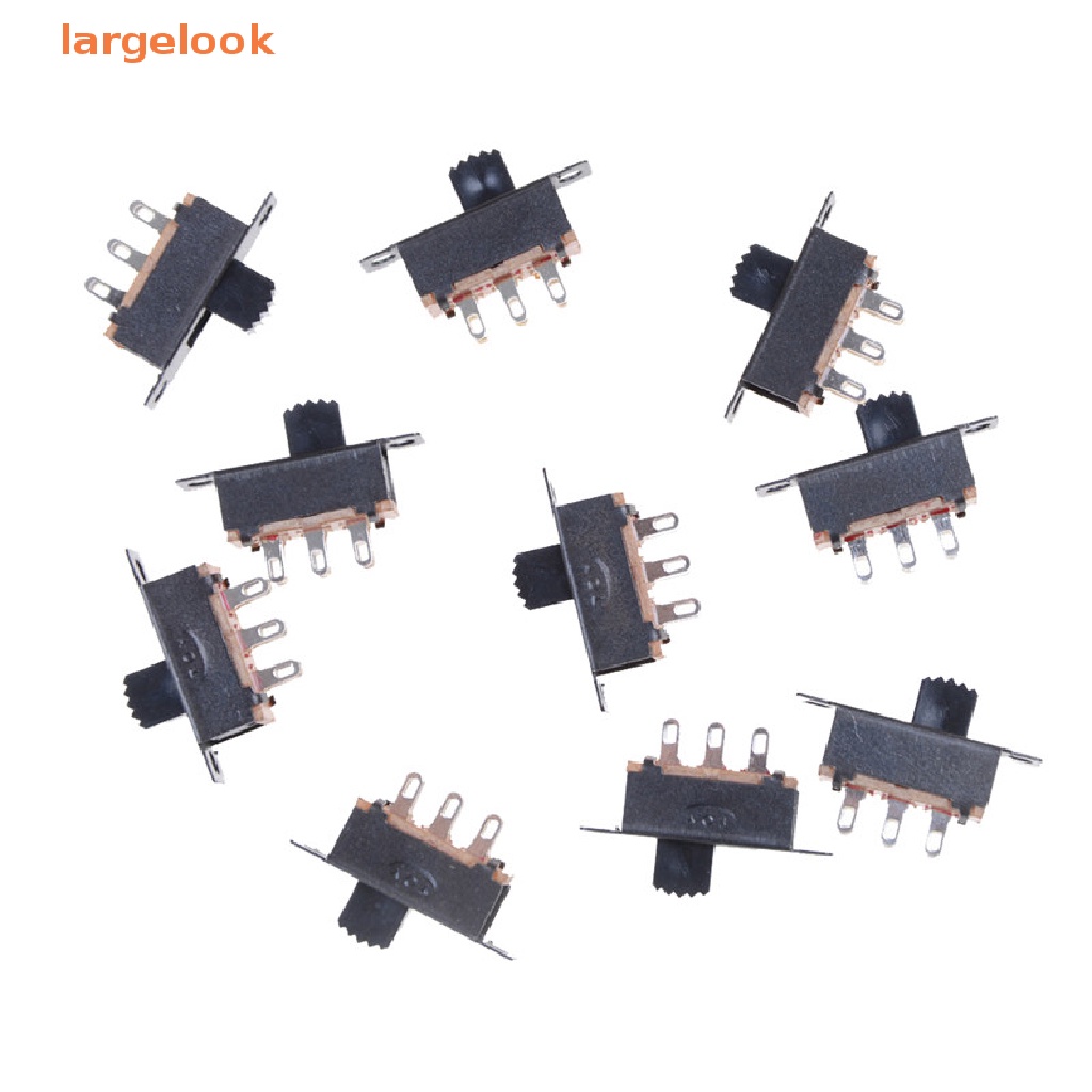 Set 10 Công Tắc Trượt 6 Pin 0.5A 50V DC 2 Vị Trí DPDT 2P2T