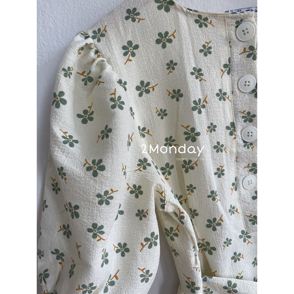 [Ảnh thật] Váy hoa cỏ may mắn hàn quốc thiết kế nhẹ nhàng | BigBuy360 - bigbuy360.vn