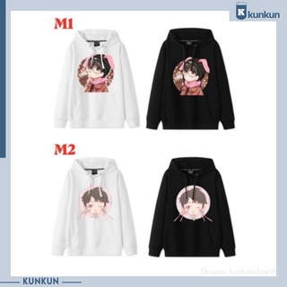 Áo hoodie nỉ dài tay Tiêu Chiến, Vương Nhất Bác, BJYXSZD, Bác Quân Nhất Tiêu hai màu trắng đen đủ size