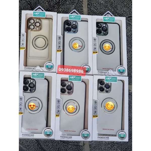 Ốp lưng KF đính đá họa tiết cho iphone 13 , 13 pro , 13 pro max full box sang chảnh