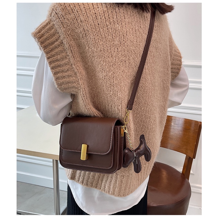 Túi Đeo Chéo Vuông Nhỏ Xinh HE189 Thời Trang Cho Bạn Gái