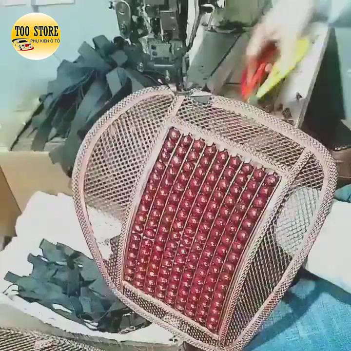 Tấm đệm tựa lưng lưới hạt gỗ tựa lưng massage thoáng khí cao cấp chống nóng cho ô tô và văn phòng TOO-STORE | BigBuy360 - bigbuy360.vn