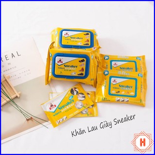 Gói Khăn Giấy Lau Giày Thần Thánh SNEAKER Hộp 30 Tờ { H }