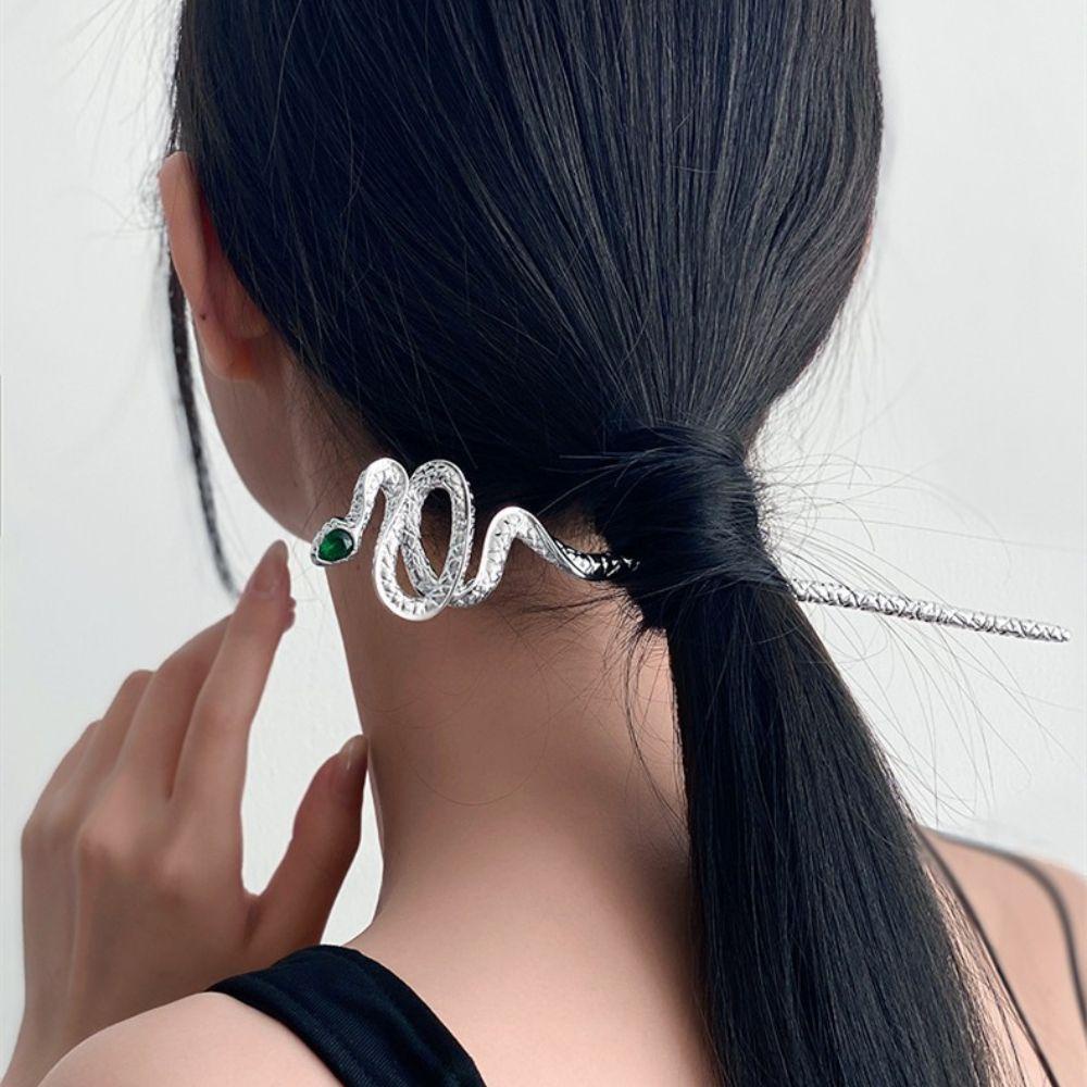 Kẹp Tóc Đính Đá Sang Trọng Cho Nữ|Dây Cột Tóc Kết Cấu Mịn Màng