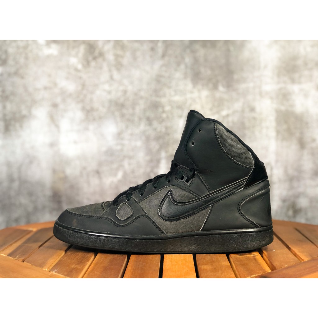 (Size 41) Giày Thể Thao Chính Hãng 2hand NIKE SON OF FORCE MID - BLACK