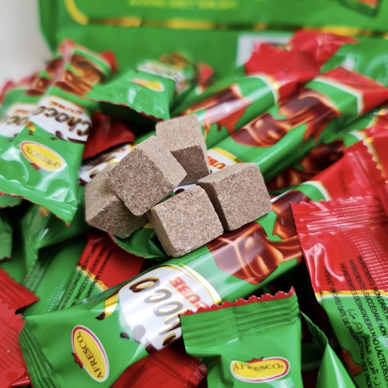 Kẹo Socola Choco Cube Thanh 5v - Đồ Ăn Vặt Siêu Ngon