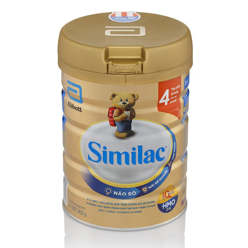 Sữa bột Similac HMO mẫu mới step 4 900g từ 2-6 tuổi