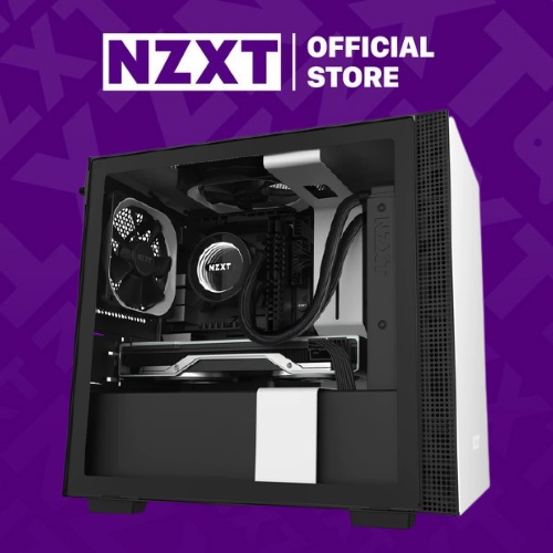 Vỏ Case Máy Tính NZXT H210 Màu Trắng Đen