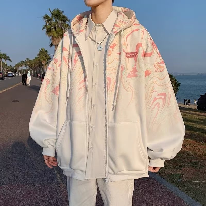 Áo Khoác Hoodie Nam Dáng Rộng In Họa Tiết Thời Trang Hàn Quốc Cho Cặp Đôi áo khoác hoodie cặp áo khoác hoodie nam form rộng áo khoác bomber nữ