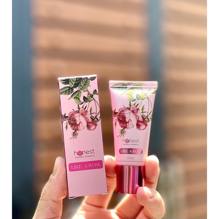 Kem Dưỡng Da Tạo Má Hồng Tự Nhiên Không Makeup Honest Beauty Like A Rose 20ml