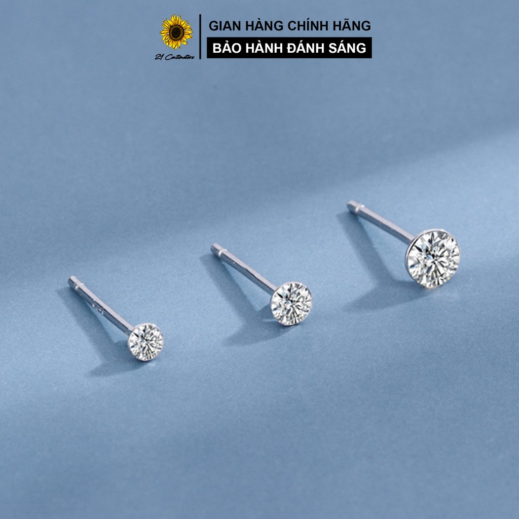 Bông tai bạc Diamond Trang sức bạc Tiệm bạc 21 Centimeters