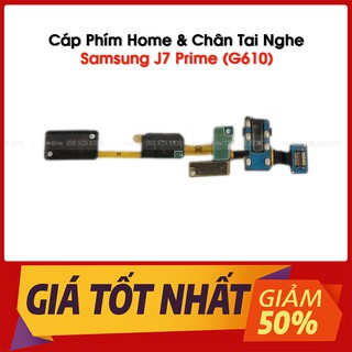 Cáp phím home và chân tai nghe samsung j7 prime / g610 zin tháo máy