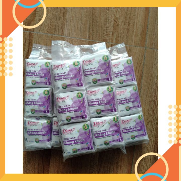 ComBo 6 Gói  Băng Vệ Sinh Hằng Ngày Diana Tím Siêu Hút Cực Thoáng Mát