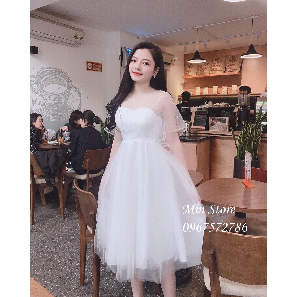 Váy công chúa ngọc cánh tiên
