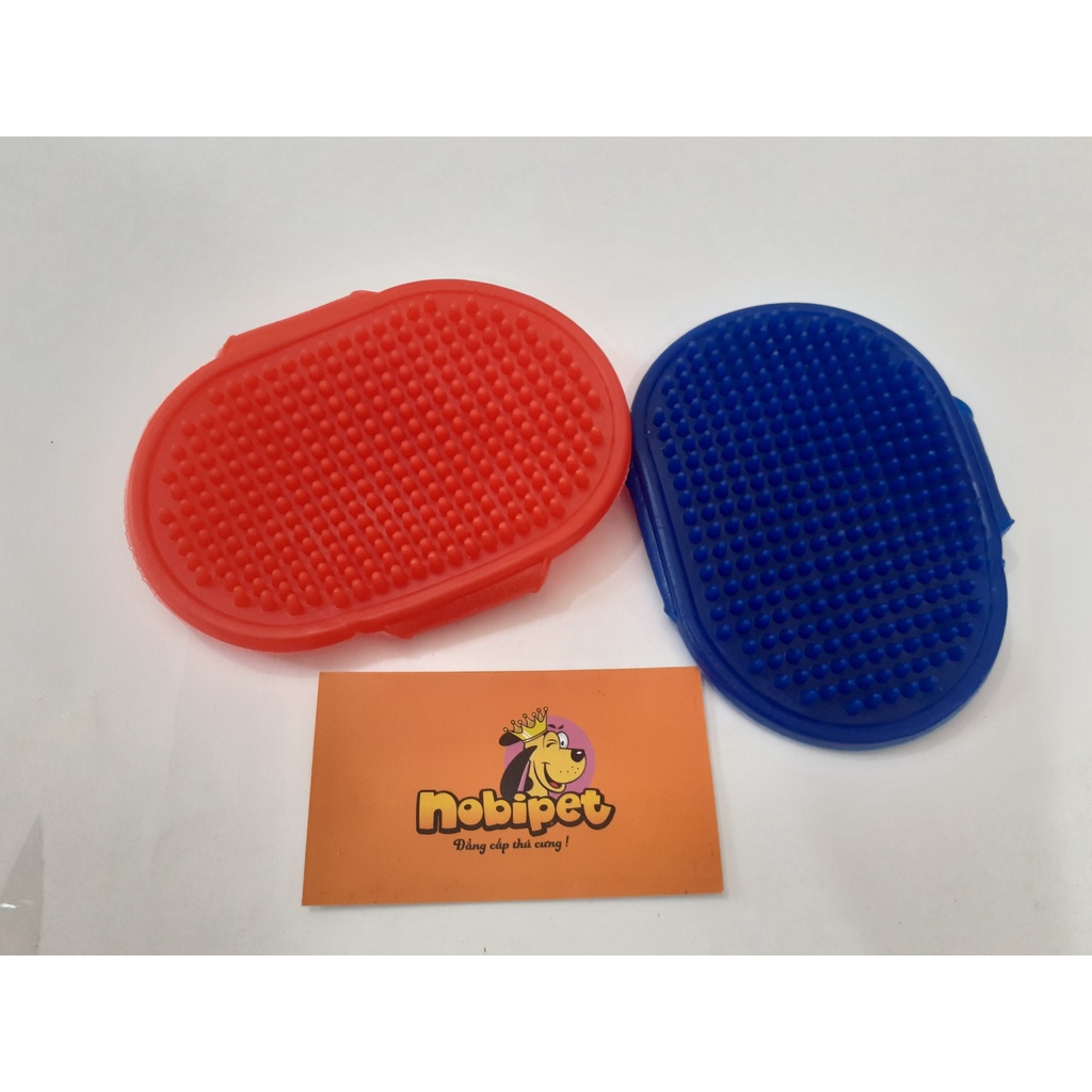 Găng tay silicon hình tròn tắm cho chó, mèo- KM T001( ẢNH TỰ CHỤP 100% THẬT)