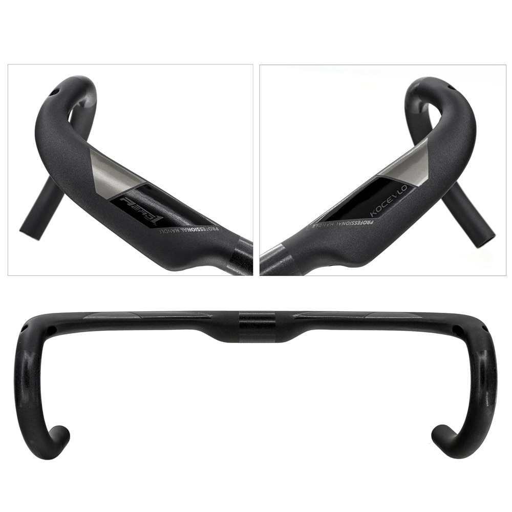 Thanh Ghi Đông Bằng Sợi Carbon 1 31.8mm 400/420/440mm Chuyên Dụng Cho Xe Đạp Đua