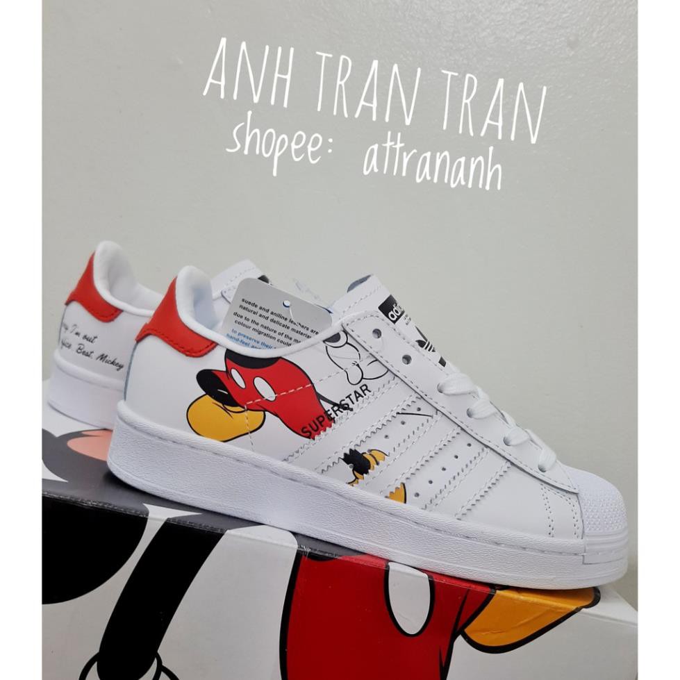 SẴN Giày adidas superstar Mickey (hình thật cuối) BH 2 Năm 2020 New Có Sẵn . * *