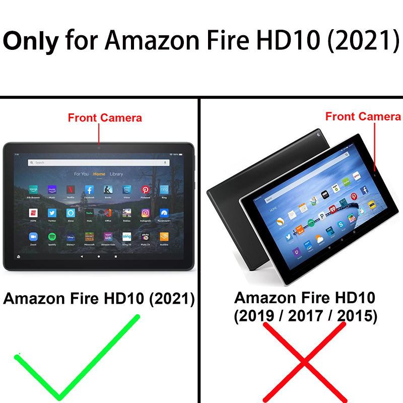 For 2021 Amazon Fire HD10 Tempered Glass Screen Protector HD10 Plus HD 10 (2021) kính cường lực Miếng dán màn hình
