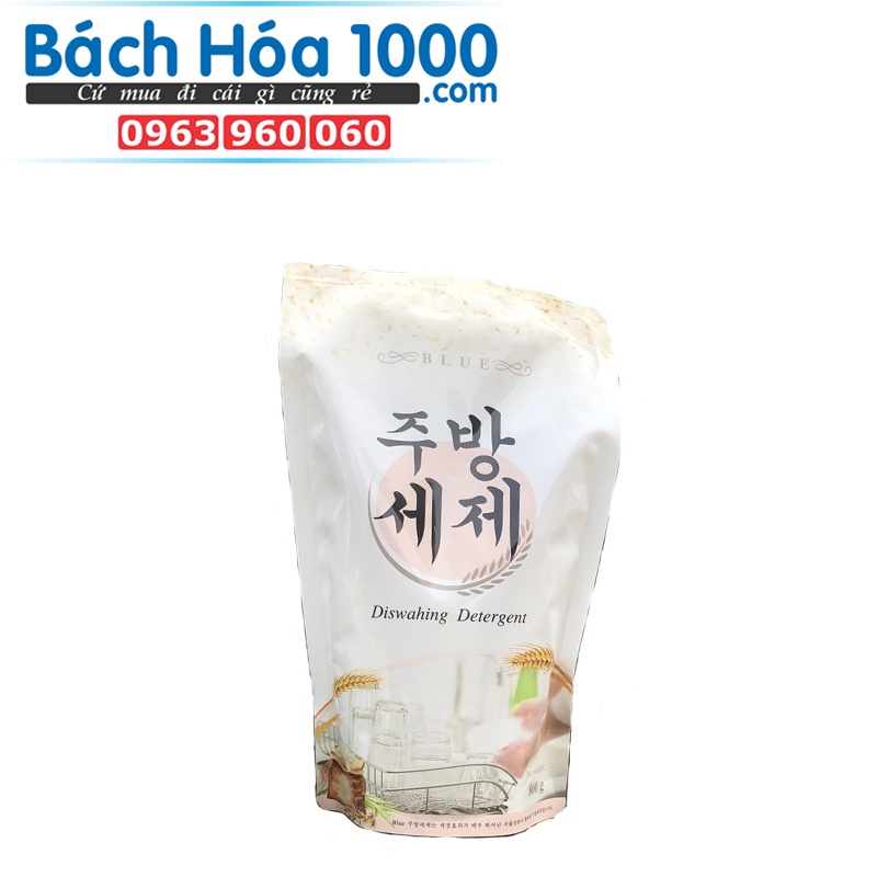 Nước rửa chén gạo hữu cơ Blue nhập khẩu Hàn Quốc - túi 800ml