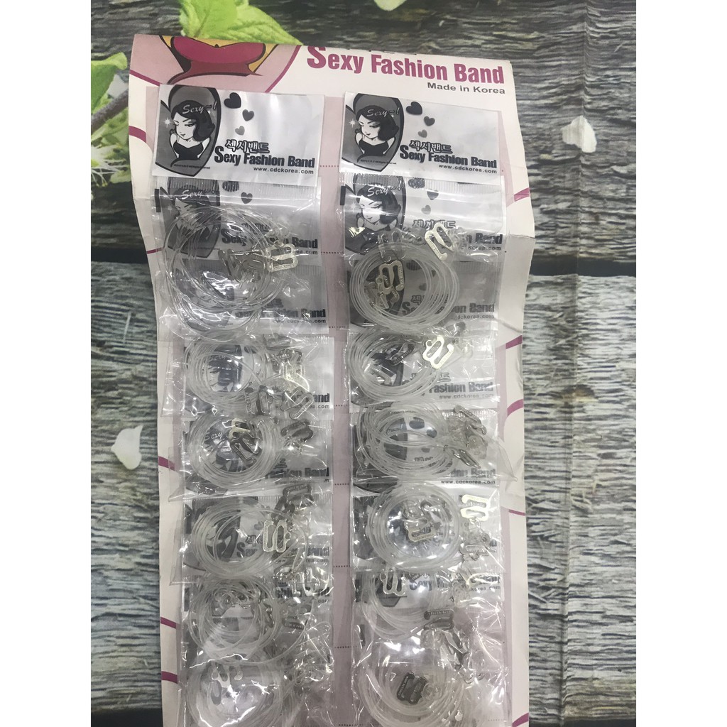 Dây áo ngực trong sợi bún, sợi phở cao cấp, dây trong sáng dễ mang, leblur