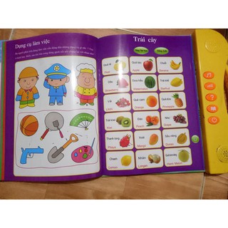 [Free ship] Sách nói song ngữ cho trẻ em