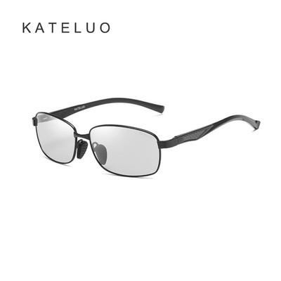 Kính Mát Nam Kateluo 7755ph Gọng Nhôm Tròng Kính Phân Cực Quang Điện Phong Cách Doanh Nhân