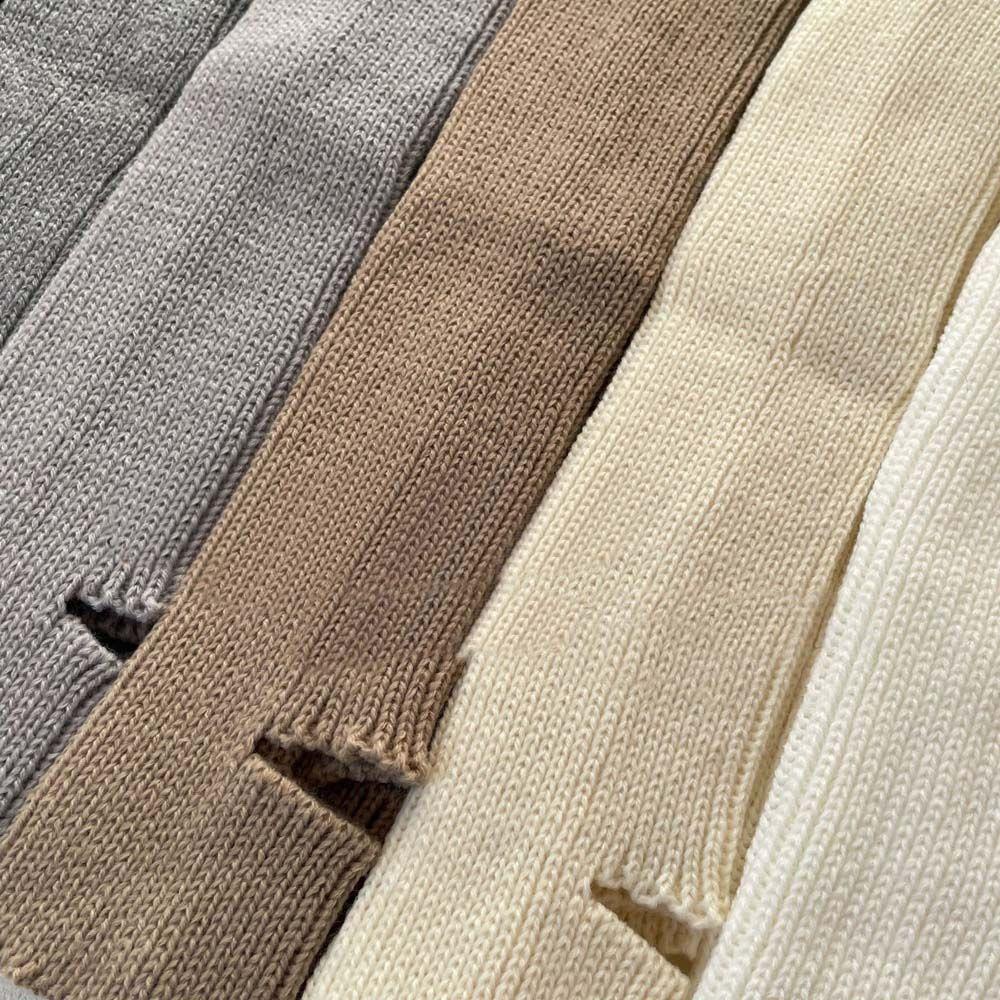 SOMEDAYZL Vỏ Bọc Giữ Ấm Chân Họa Tiết Kẻ Sọc Màu Trơn Phong Cách Lolita Nhật Bản