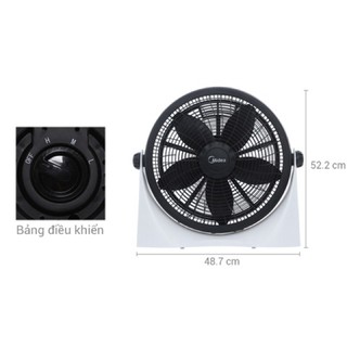 Quạt Hộp MIDEA, GIÓ MẠNH, BỀN BỈ, BẢO HÀNH 12 THÁNG TOÀN QUỐC