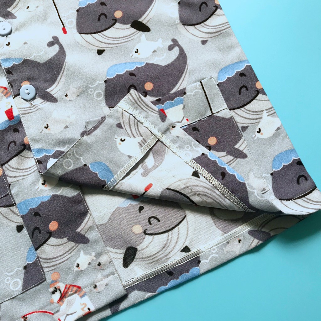 Pijama cho bé vải Kate thái hình Thú nhiều mẫu 10-45kg