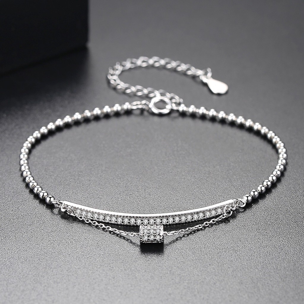 Lắc Tay Bạc Ý Mon Lilas Chuỗi Hạt Cao Cấp Bracelet V0320002